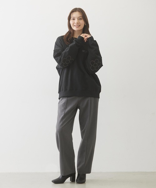 MILKFED.（ミルクフェド）の「HIGH WAIST PANTS（その他パンツ・レディース・ブラック/ライトパープル/アッシュ・M/S）」の18枚目の写真