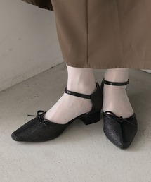 forksy.（フォルクシー）の「【forksy.】【オケージョン対応】ポインテッドトゥリボンパンプス（パンプス）」
