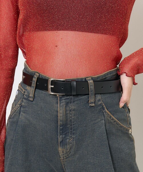 FREAK'S STORE（フリークスストア）の「ハートスタッズベルト（ベルト・レディース・ブラック・ONE SIZE）」の2枚目の写真