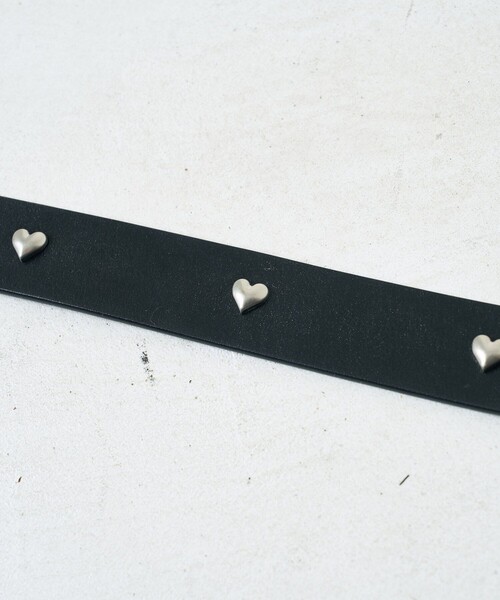 FREAK'S STORE（フリークスストア）の「ハートスタッズベルト（ベルト・レディース・ブラック・ONE SIZE）」の4枚目の写真