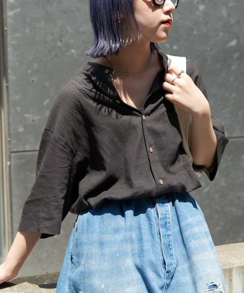 CIAOPANIC TYPY（チャオパニックティピー）の「半袖シャツ（シャツ/ブラウス・メンズ・オレンジ・MEDIUM）」の2枚目の写真