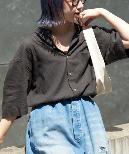 CIAOPANIC TYPY（チャオパニックティピー）の「半袖シャツ（シャツ/ブラウス・メンズ・オレンジ・MEDIUM）」の3枚目の写真