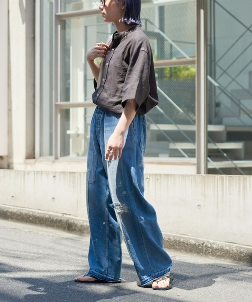 CIAOPANIC TYPY（チャオパニックティピー）の「半袖シャツ（シャツ/ブラウス・メンズ・オレンジ・MEDIUM）」の7枚目の写真