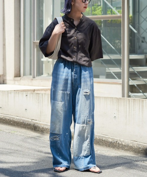 CIAOPANIC TYPY（チャオパニックティピー）の「半袖シャツ（シャツ/ブラウス・メンズ・オレンジ・MEDIUM）」の8枚目の写真