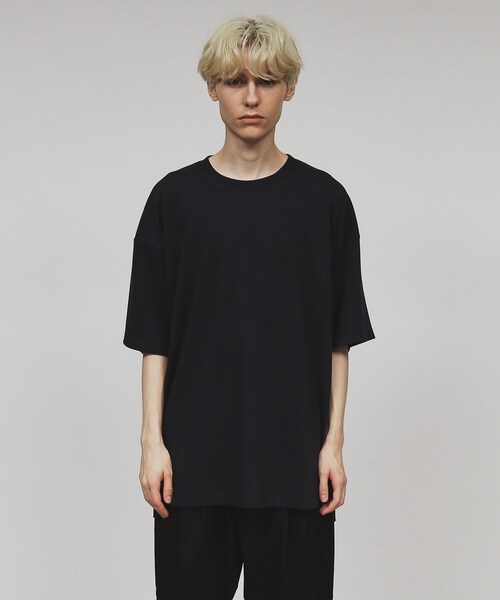 tk.TAKEO KIKUCHI(ティーケータケオキクチ)の「バンダナ キリカエTシャツ(Tシャツ/カットソー・メンズ・ブルー系その他/ブラック/ホワイト・02/03/04)」の16枚目の写真