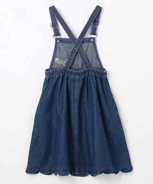 MACPHEE 黒 デニム　ジャンパースカート CREOLME/デニムジャンパースカート – calif（カリフ）公式サイト