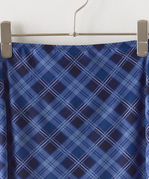 ROOPTOKYO(ループトウキョウ)の「チェックIラインロングスカート 2026年春夏(スカート・レディース・ネイビー・L/M)」の6枚目の写真