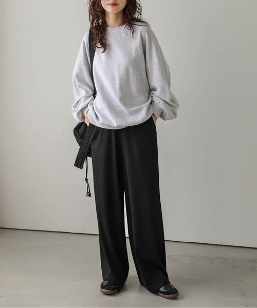 SUGAR BISKET(シュガービスケット)の「美シルエットリブパンツ(その他パンツ・レディース・グレー/ブルー/ブラック/カーキ/ベージュ・フリー)」の1枚目の写真