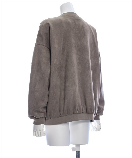 clear（クリア）の「ピーチブルゾン [カジュアルコーデに ゆったりシルエット]≪再入荷≫（ブルゾン・レディース・チャコールグレー/モカ・F）」の11枚目の写真