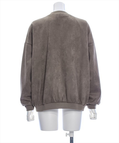 clear（クリア）の「ピーチブルゾン [カジュアルコーデに ゆったりシルエット]≪再入荷≫（ブルゾン・レディース・チャコールグレー/モカ・F）」の12枚目の写真