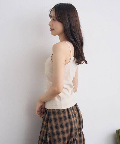 RETRO GIRL（レトロガール）の「ベロアキャミ（Tシャツ/カットソー・レディース・ブラック/ナチュラル/ブラウン・FREE）」の11枚目の写真