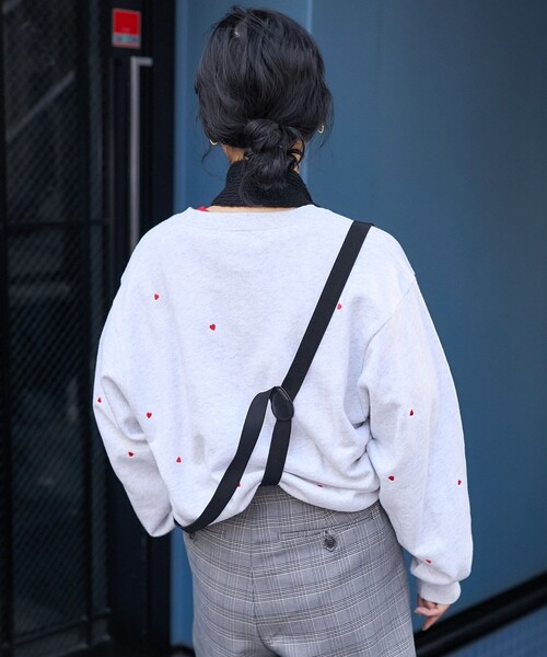 FREAK'S STORE（フリークスストア）の「ミニハート刺繍 スウェット