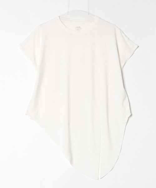 TIGORA - 素巧 TIGORA ティゴラ レディース 半袖 Tシャツ フィットネス サイド