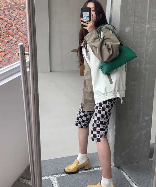 SANSeLF（サンセルフ）の「【LONSLAN】 チェッカーフラッグハーフパンツ sanwl24a001（その他パンツ・レディース・マルチ・M/S）」の3枚目の写真