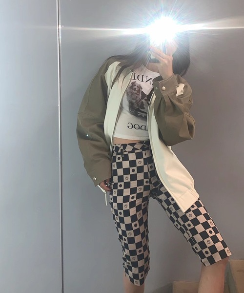 SANSeLF（サンセルフ）の「【LONSLAN】 チェッカーフラッグハーフパンツ sanwl24a001（その他パンツ・レディース・マルチ・M/S）」の9枚目の写真