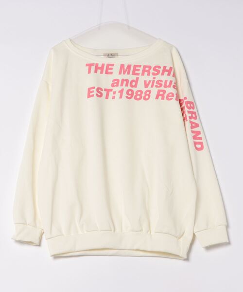 GEMEDA(ジェメダ)の「ショルダーロゴルーズトレーナー(Tシャツ/カットソー・レディース・グレー/ライトベージュ・M)」の21枚目の写真