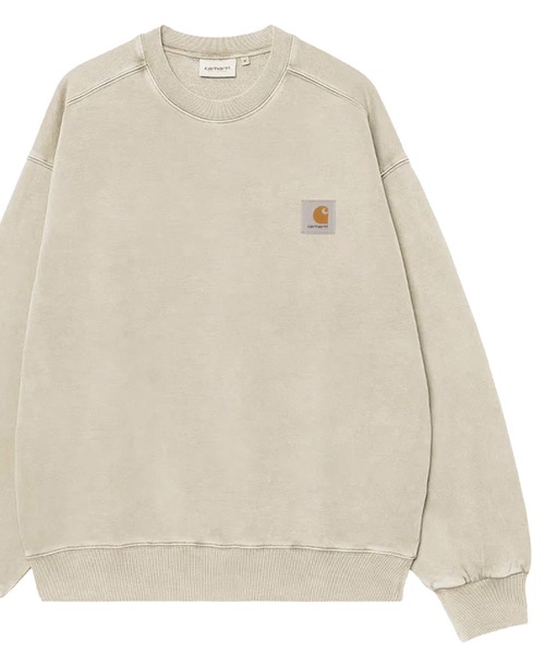 Carhartt WIP(カーハートダブリューアイピー)の「Carhartt WIP/カーハートダブリューアイピー VISTA SWEATSHIRT スウェット/トレーナー セットアップ対応 I029522(スウェット・メンズ・パープル/ダークグレー/バーガンディー/グレイッシュブルー/ボルドー/ライトパープル/ベージュ/ブラック/ダークグリーン・S/M/L/XL)」の4枚目の写真