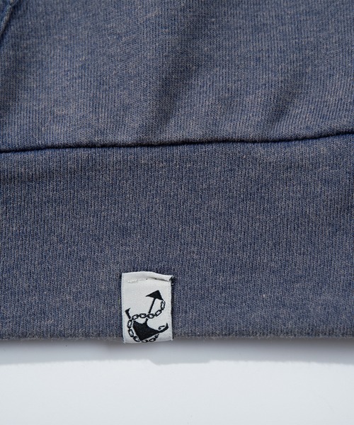 HOOK(フック)の「HOOK -original- アメカジパッチ刺繍デニム風ウォッシュハーフジップ(スウェット・メンズ・ライトブルー/インディゴブルー・L/M/XL)」の17枚目の写真