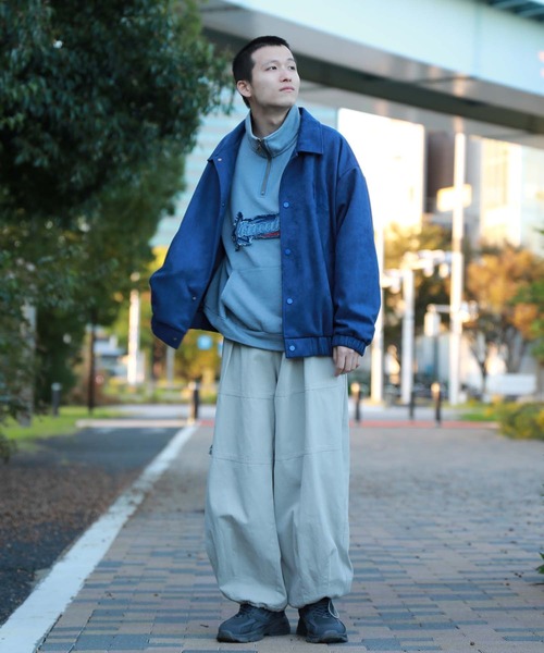 セール】HOOK -original- アメカジパッチ刺繍デニム風ウォッシュハーフ