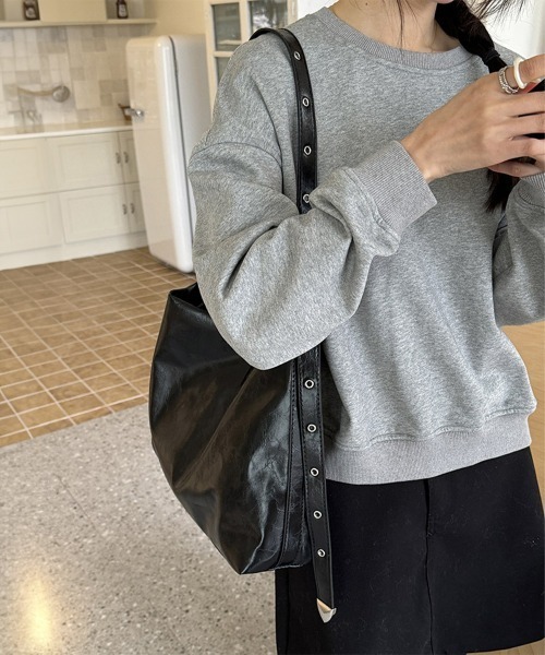 国内買付【MIU MIU】レザー トートバッグ オフホワイト レザー トートバッグ | Miu Miu