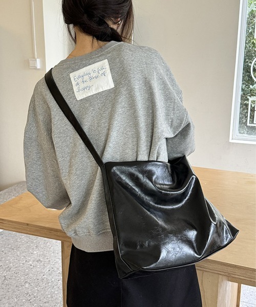 Miniministore(ミニミニストア)の「トートバッグ PUレザー レディース(トートバッグ・レディース・ブラック・FREE)」の9枚目の写真
