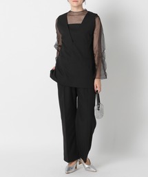 LEPSIM | 【結婚式／オケージョン】チュール切り替えパンツドレス　203254(パンツドレス)