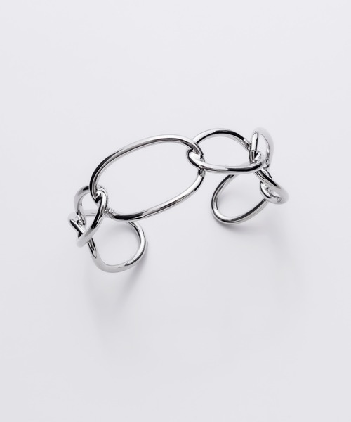 ciite'（シーテ）の「チェーンデザインバングル（バングル/リストバンド・レディース・シルバー/ゴールド・FREE）」の6枚目の写真