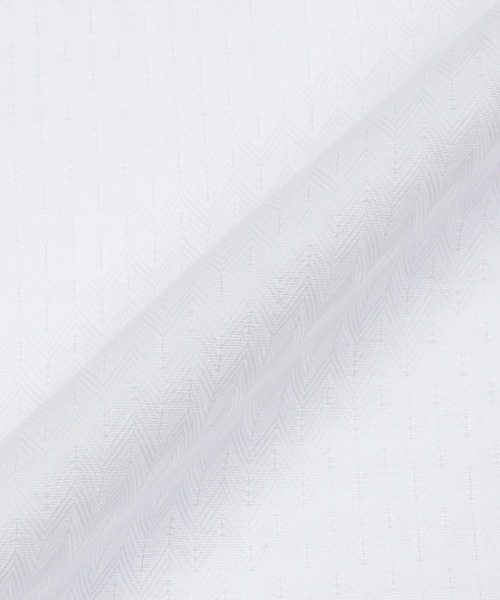 TOKYO SHIRTS（トウキョウシャツ）の「超形態安定ノーアイロン ワイド 長袖ビジネスワイシャツ（ビジネスシャツ・メンズ・ホワイト・首回り39cm-裄丈80cm/首回り39cm-裄丈84cm/首回り41cm-裄丈82cm/首回り41cm-裄丈86cm/首回り42cm-裄丈86cm/首回り43cm-裄丈86cm/首回り37cm-裄丈80cm/首回り43cm-裄丈82cm/首回り42cm-裄丈82cm/首回り37cm-裄丈84cm）」の5枚目の写真