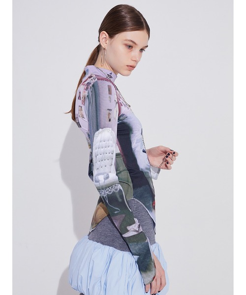 SORIN（ソリン ）の「Bedroom Print High Neck Top（Tシャツ