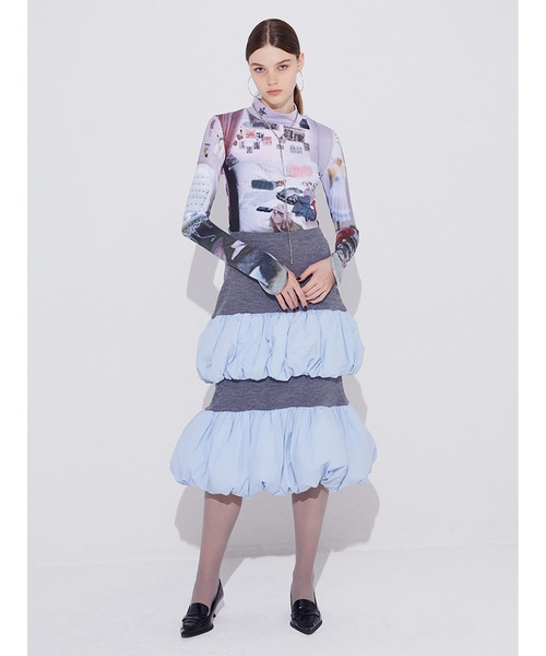 SORIN（ソリン ）の「Bedroom Print High Neck Top（Tシャツ