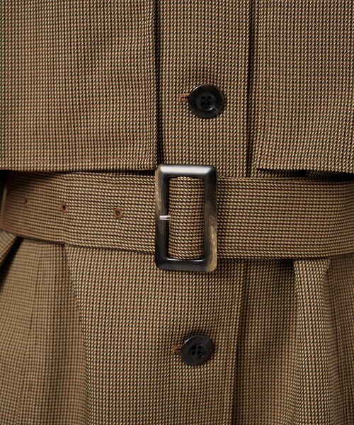 CITY TOKYO(シティトウキョウ)の「ハンドトゥーススタンドコート(トレンチコート・レディース・グリーン/ベージュ・1/2)」の15枚目の写真