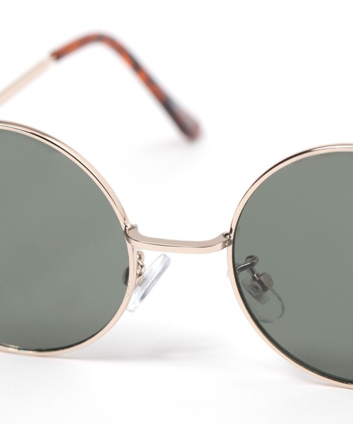 LAKOLE（ラコレ）の「[WOMEN]メタルラウンドサングラス / 252297（サングラス・レディース・オリーブ/ベージュ・FREE）」の6枚目の写真