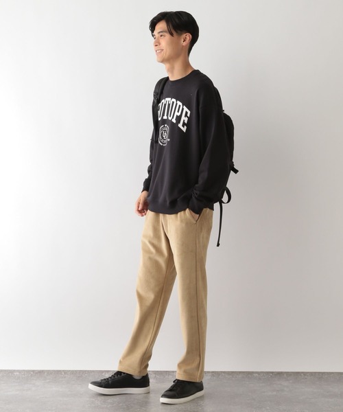 GLOBAL WORK Smile Seed Store(グローバルワーク スマイルシードストア)の「コーデュロイ裏フリースパンツ/131465(その他パンツ・メンズ・ベージュ/ブラウン/ブラック・MEDIUM/SMALL/LARGE)」の12枚目の写真