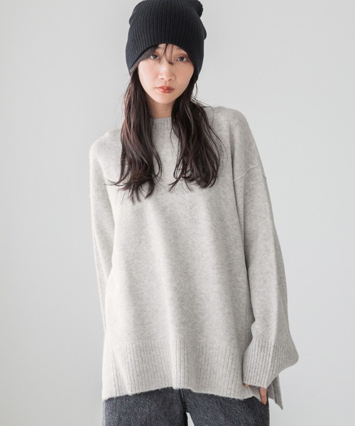 LOWRYS FARM（ローリーズファーム）の「カラークルーニットプルオーバーＬＳ 116687（ニット/セーター・レディース・グレー/ブルー/オレンジ/ブラウン・FREE）」の21枚目の写真