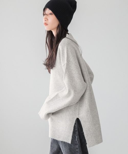 LOWRYS FARM（ローリーズファーム）の「カラークルーニットプルオーバーＬＳ 116687（ニット/セーター・レディース・グレー/ブルー/オレンジ/ブラウン・FREE）」の22枚目の写真