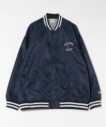 【Champion】C3-A622 SNAPJACKET/チャンピオン アクションスタイル ナイロンサテン ベースボールジャケット