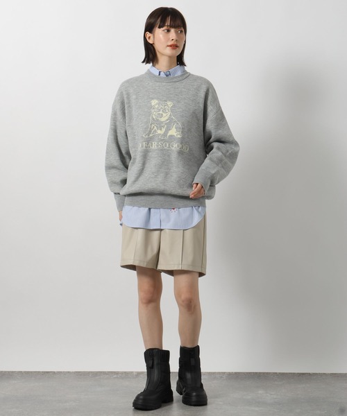 LAKOLE（ラコレ）の「アニマルロゴジャガードニット / 234985（ニット