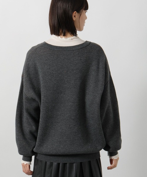 LAKOLE(ラコレ)の「アニマルロゴジャガードニット / 234985(ニット/セーター・レディース・チャコールグレー/グレー/ブラウン/アイボリー・FREE)」の16枚目の写真