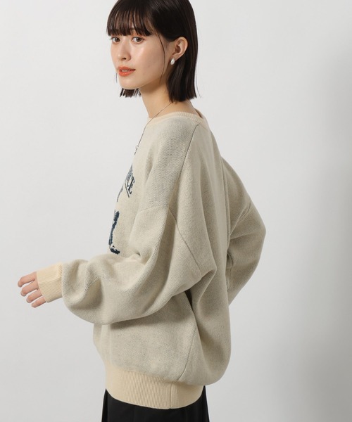 LAKOLE（ラコレ）の「アニマルロゴジャガードニット / 234985（ニット