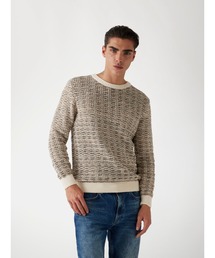 CREW Neck Stitched Sweater ニット セーター