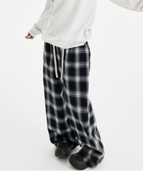 【A】 チェックパンツ ARCHIVER（アーカイバ）の「【Bz】オンブレチェックパンツ（EK W89MA