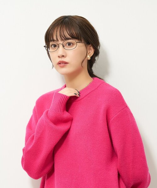 Zoff(ゾフ)の「オーバル型メガネ|ダテメガネ、ユニセックス、メタル|Zoff|TRAD METAL(メガネ・レディース・ブラウン系その他4/シルバー/ゴールド/ブラック系その他6・FREE)」の13枚目の写真