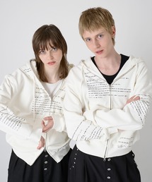 HEAVY WEIGHT ERROR LOGO PRINT DOUBLE ZIP HOODIE/ヘビーウエイトエラーロゴプリントダブルジップフーディ