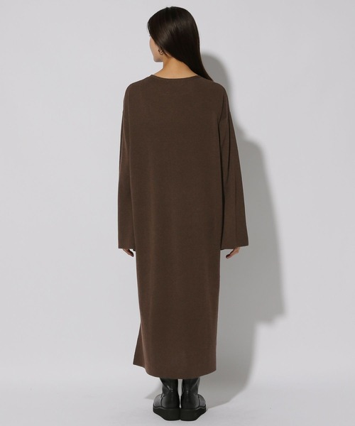 セール】ベルスリーブロングニットワンピース/234747（ワンピース