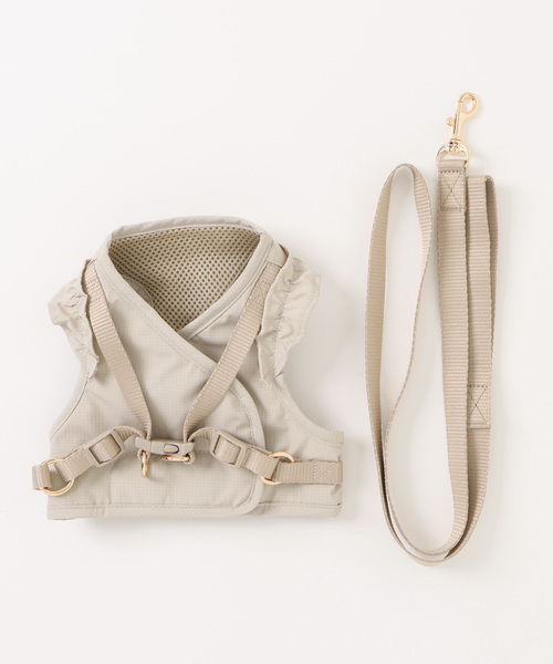 ショルダーフリルハーネス＋リードSET【ワンタッチ着脱・サイズ調整