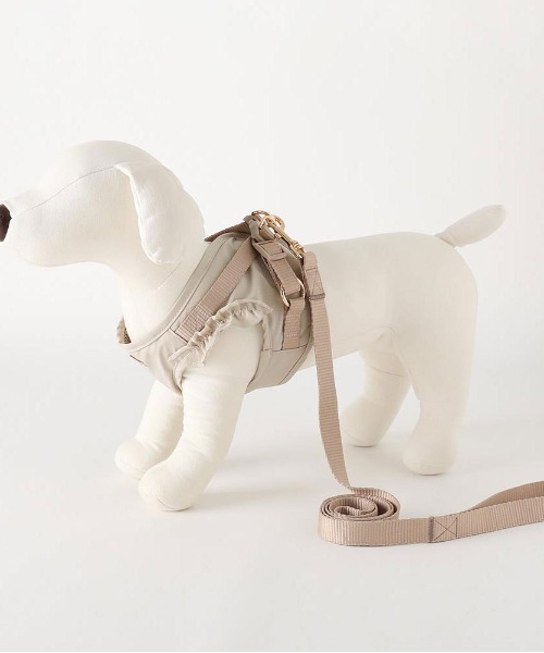 ショルダーフリルハーネス＋リードSET【ワンタッチ着脱・サイズ調整