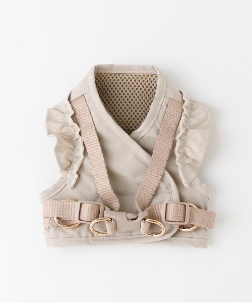 ショルダーフリルハーネス＋リードSET【ワンタッチ着脱・サイズ調整