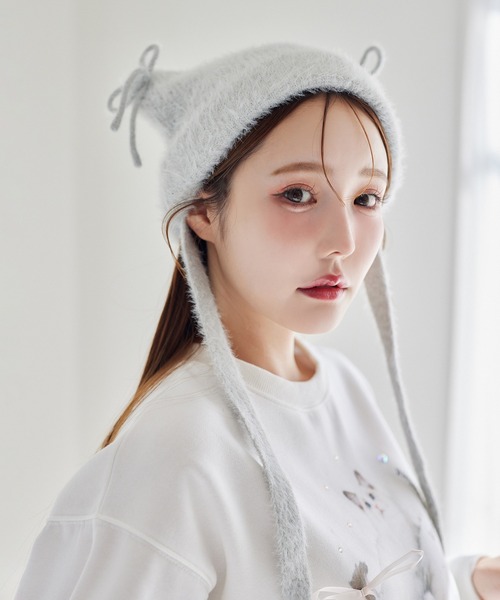 ねこ耳ビーニー（ニットキャップ/ビーニー）｜one after another NICE