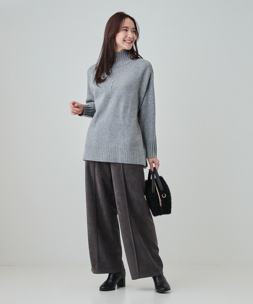 セール】【S-LL/体型カバー】上品さを兼ね備えた ふわふわゆる