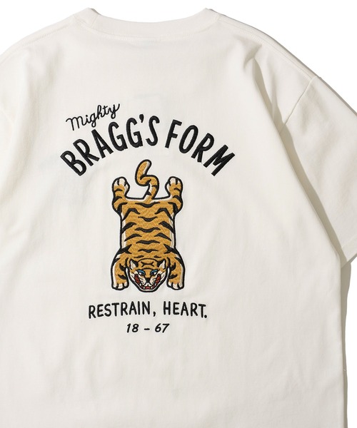 セール】【POWER TO THE PEOPLE】トラ刺繍Tシャツ（Tシャツ/カットソー